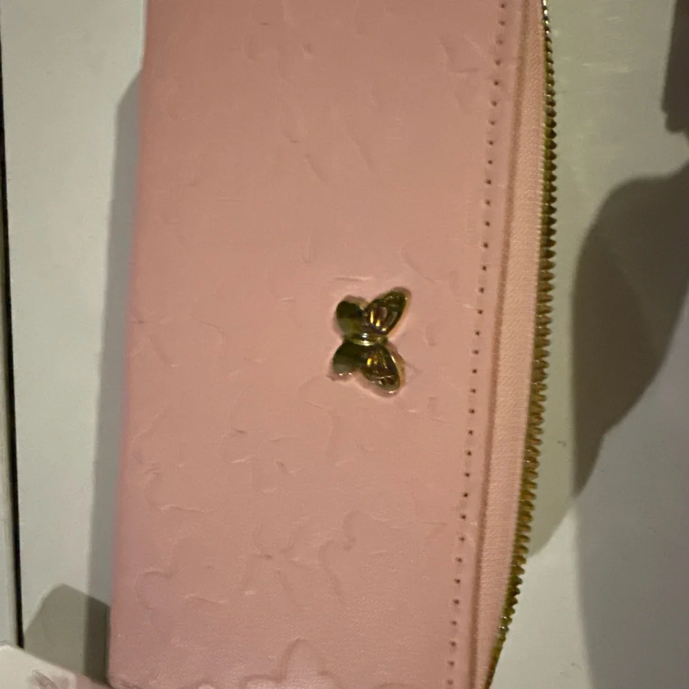 Blush Kiss Pink Butterfly Wallet y2k girlie